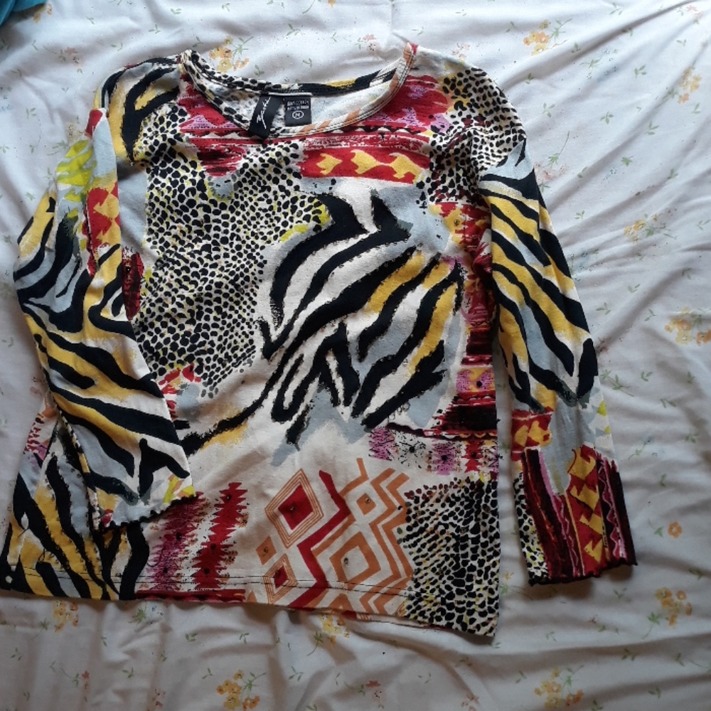 Very colorful shirt
